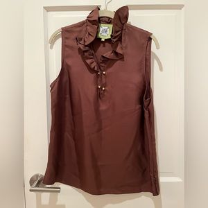 Elizabeth McKay Ruffle Tank Size 10